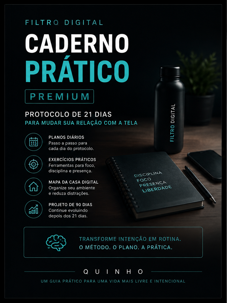 Capa do Caderno Prático Premium Filtro Digital